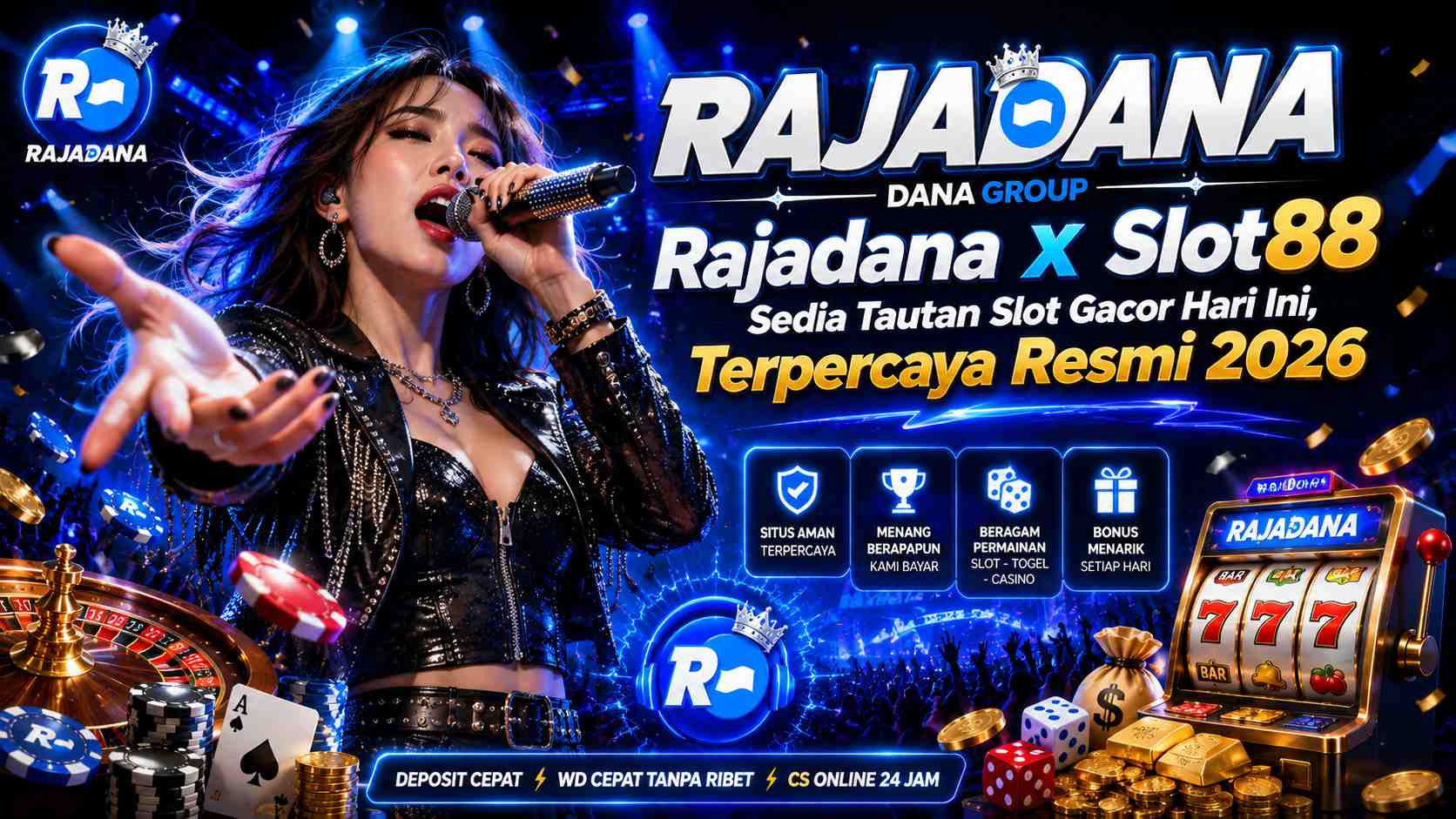 Rajadana Slot Dana Gacor — Daftar dan Main Slot Online Resmi